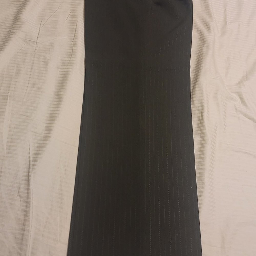 Kasper Stretch Pebble Crepe Straight Leg Pants